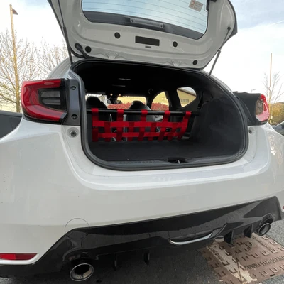 Toyota GR Yaris Strut bar and Cargo net - Image 1 of 4