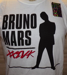 NUEVA CON ETIQUETAS BRUNO MARS 24K MAGIC WORLD TOUR CONCIERTO CAMISETA MEDIANA 2017 - Imagen 1 de 4