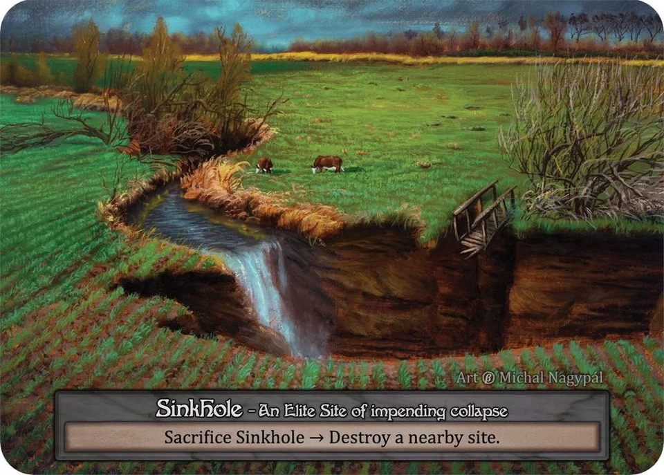 Sorcery: Contested Realm Sinkhole Elite Site Non-Foil Beta - Image 1 of 1
