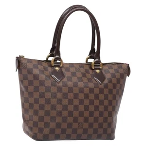 LOUIS VUITTON Damier Ebene Saleya PM Tote Bag N51183 LV Auth 138788 - Picture 1 of 22