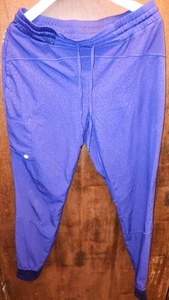 Purple Barco One Scrub Pants Size Medium Tall Jogger Style - Picture 1 of 3