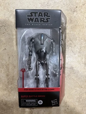 "Figura de 6"" Star Wars Super Battle Droid The Black Series Attack If The Clones" Foto 1 de 4