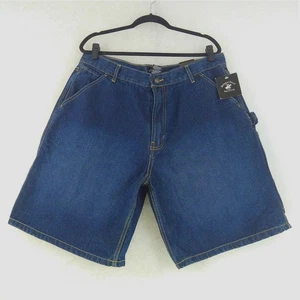 Beverly Hills Herren Denim Cargo Shorts Größe 40 Taschen 100% Baumwolle Neu - Bild 1 von 17