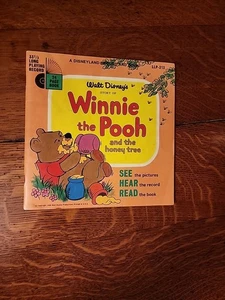 WINNIE THE POOH AND THE HONEY TREE / CHILD’S BOOK & 7” 33 RPM RECORD / DISNEY 313 - Bild 1 von 5