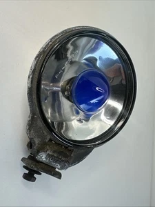 Oldtimer Auto Scheinwerfer Notek Farlite blau/klar - Bild 1 von 7