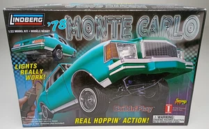 Lindberg '78 Monte Carlo Lowrider Hopper Maßstab 1:22 Modellbausatz für Ersatzteile #73033 - Bild 1 von 16