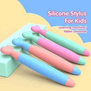 Silicone Kids Stylus Pen Rubber Tip Tablet Capacitive Touch Pencil - Afbeelding 1 van 14