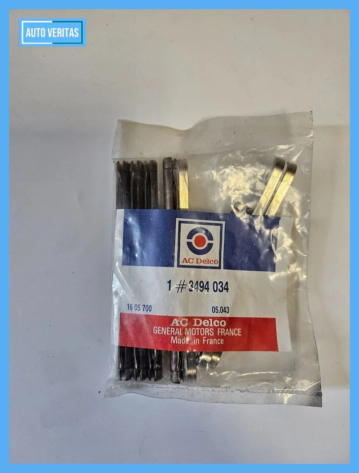 Original AC Delco 3494034 Brake Pad Accessories Set for Ascona C Kadett D E Cors - Image 1 of 1