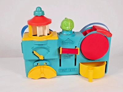 Gabriel Busy Bath • Bathtub Water Toy • Vintage 1970s Foto 1 de 4