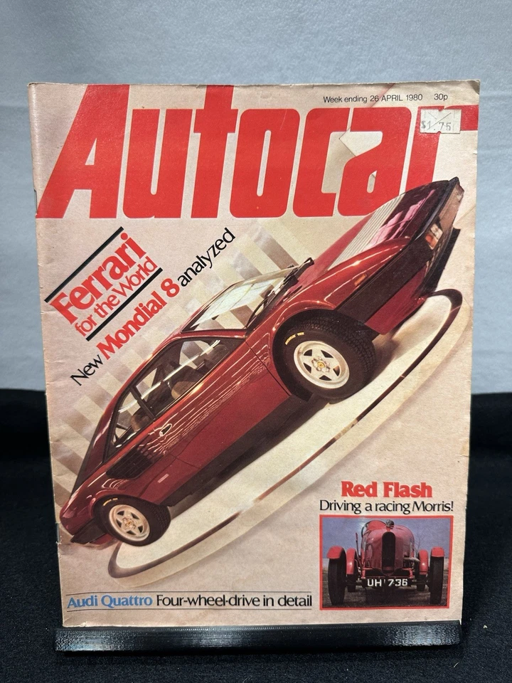 Autocar Magazine – April 26, 1980 – Ferrari Mondial 8, Audi Quattro - Image 1 of 3