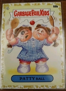 2024 Topps Garbage Pail Kids "Kids At Play" Gold Patty Ball 60b /50 - Bild 1 von 2