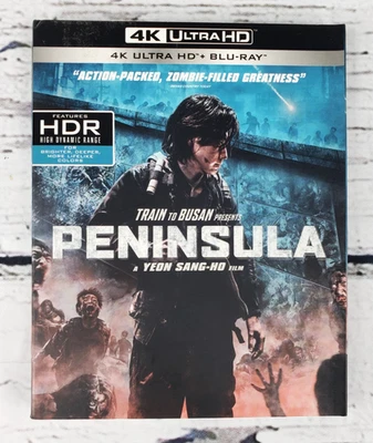 Train to Busan Presents - Peninsula (4K Ultra HD, Blu-Ray) w/ Slipcover New Foto 1 de 3