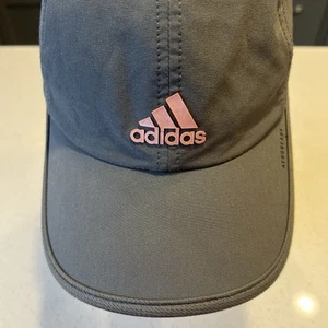 adidas Hat Cap Gray Adjustable Strap back Golf Hunting Hiking Running Activewear - Picture 1 of 4