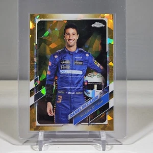 Daniel Ricciardo 2021 Topps Sapphire GOLD Portrait Formula 1 F1 25/50 McLaren #5 - Picture 1 of 3
