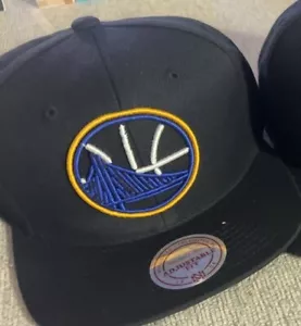 Mitchell & Ness Warriors Neon Lights Logo Adjustable Snapback Hat Cap 12amrun - Picture 1 of 2
