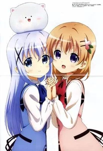 Is the Order a Rabbit?? Chino Cocoa Strike the Blood JAPANESE ANIME ART POSTER - Picture 1 of 2