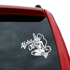 Calcomanía de vinilo Space Dandy / Aloha Oe | 5" de alto - Imagen 1 de 1