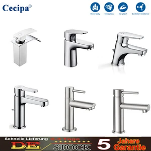 Waschtischarmatur Bad Wasserhahn Waschbecken Badezimmer Einhebel Mischbatterie - Bild 1 von 39