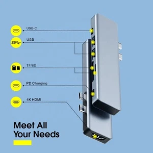 USB-C Hub 7 in 1 For Apple MacBook - Picture 1 of 5