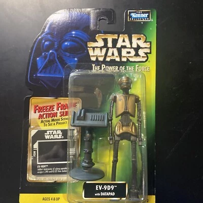 Novo boneco de ação 1997 Kenner Star Wars Power of the Force EV-9D9 3,75" *Leia - Imagem 1 de 2