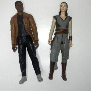 Star Wars The Force Awaken Ray Skywalker and Finn Action Figures 11 inch Hasbro