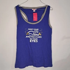 NEW Dollhouse Tank Top 3X "Keep Your Eyes On The Stars The Stars In Your Eyes" - Picture 1 of 7