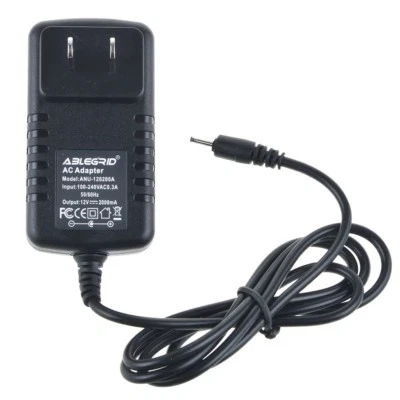 12V 2A Wall Charger for Motorola XOOM Tablet Travel 2.0/0.5mm Center Positive - Image 1 of 4