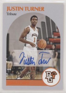 2021 Panini Chronicles Draft Picks Hoops Retro Orange Justin Turner #HR-JTU Auto