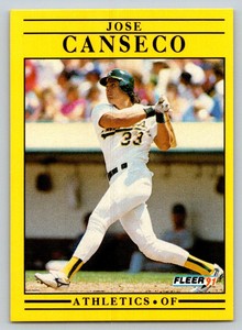 1991 Fleer #5 Jose Canseco