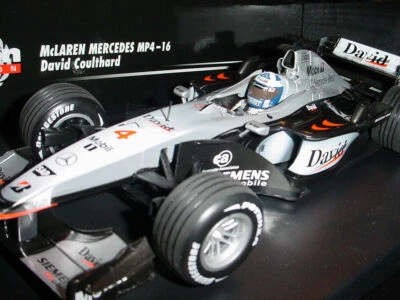 2001 Minichamps 1:18 McLaren Mercedes MP4-16 David Coulthard F1 Formula One - Image 1 of 4