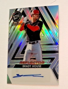 2024 Leaf Press Pass Premium Reflector #BA-BH1 Brady House XRc Auto #33/35 - Picture 1 of 3
