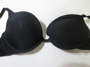 Sujetador Victoria Secret Talla 34B Negro Con Aros Push-Up Correas Ajustables Lencería - Imagen 1 de 5