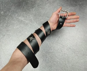 The Alchemy Poker Carta 2004 Metallica Leather Belt - Picture 1 of 17