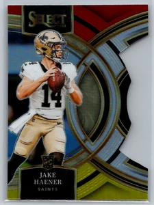 Jake Haener 2023 Panini Select Red & Yellow Prizm Die-Cut Rookie /#186 - Picture 1 of 2