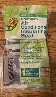 Duck Premium Air Conditioner Insulating Strip Seal Weather Cool Energy NEW - Image 1 of 2