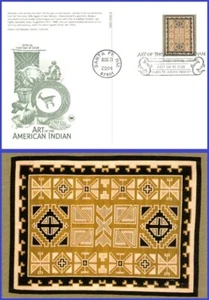 EE. UU. #UX418 U/A PIEZAS ARTEARTE FDC Arte de los indios americanos tejido navajo - Imagen 1 de 1