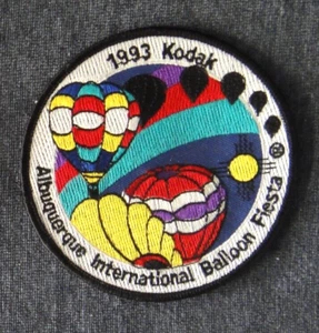Parche Fiesta Internacional de Globo Kodak Albuquerque 1993 oficial vintage - Imagen 1 de 2