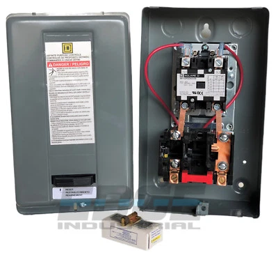 SQUARE D MAGNETIC STARTER 8911DPSG42V09 8911DPSO42V09 7.5HP 1 PHASE 230VAC 40AMP - Image 1 of 3