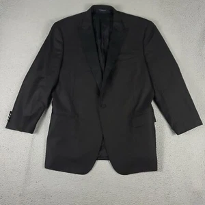 Brooks Brothers Tuxedo Mens Size 48R Black Madison Saxxon Reserve Italy Blazer - Picture 1 of 19