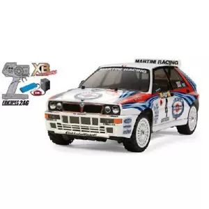 Tamiya 1/10 elettrico RC set completo XB Lancia Delta Integrale (TT-02) RTR 57858 - Foto 1 di 1