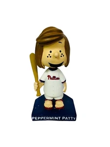 PEPPERMINT PADDY PHILADELPHIA PHILLIES 2023 EANUTS THEME BOBBLEHEAD LIMITED SGA - Picture 1 of 5