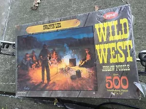 Vintage Jaymar Puzzle Wild West Swappin' Lies Still New In Sealed Box Never Open - Bild 1 von 7