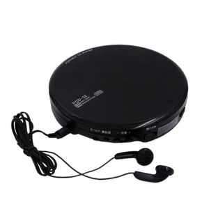 WINTECH Equipped Portable CD Player Black Earphone attached to batteries compati - Picture 1 of 4