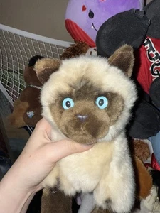 Ganz Webkinz Signature Siamese Cat WKS1034 Plush Retired Stuffed Animal No Code - Picture 1 of 1