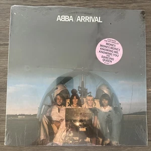 SEALED ORIGINAL lp ABBA 1976 Arrival HYPE STICKER Dancing Queen Atlantic NM - Picture 1 of 4