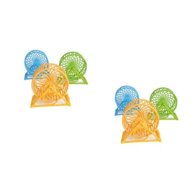  Set of 2 Hamsterrolle Spiel Laufrad Haustier -Übungsrad Hamsterbedarf - Bild 1 von 4