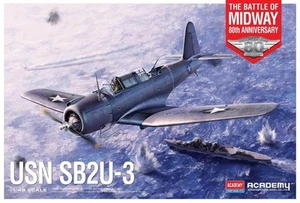 Academy 1/48 SB2U-3 Vindicador Batalla de Midway 80 Aniversario Modo Plástico... - Imagen 1 de 1