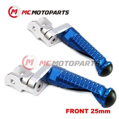 Estriberas delanteras de extensión AZUL MPRO 25 mm para Suzuki GSF 400 Bandit 90-95 94 93 92 Foto 1 de 4