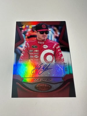 2016 Panini Certified NASCAR Signatures Kyle Larson Mirror Red Auto /49 SP #KL - Image 1 of 2