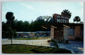 Postal cromada de The Palms Motel Ocala Florida - Imagen 1 de 3